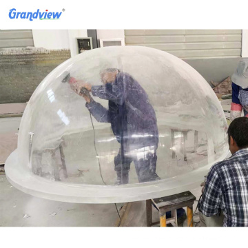 80 mm dicke Fischschüssel -Acryl -Hemisphäre Dome mit großem Durchmesser großer Durchmesser
